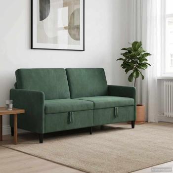 Sofa mit Stauraum Meergrün 192 x 78 x 87 cm Polyester