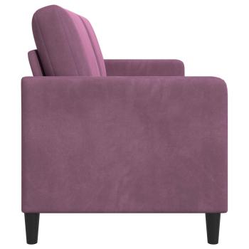 Sofa mit Stauraum Lila 192 x 78 x 87 cm Polyester