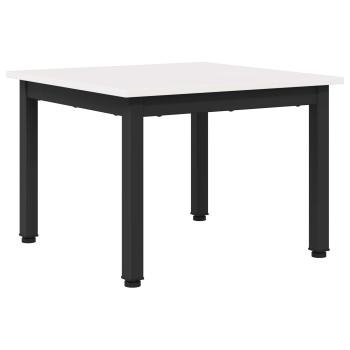 Couchtisch Weiß 50 x 50 x 36 cm Massives Kiefernholz