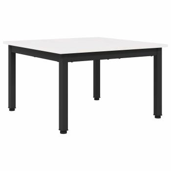 Couchtisch Weiß 60 x 60 x 36 cm Massives Kiefernholz
