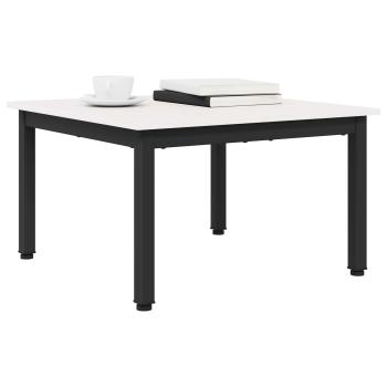 Couchtisch Weiß 60 x 60 x 36 cm Massives Kiefernholz