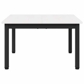 Couchtisch Weiß 60 x 60 x 36 cm Massives Kiefernholz