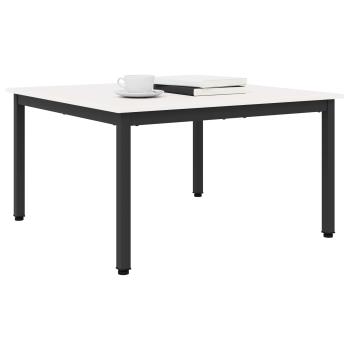 Couchtisch Weiß 80 x 80 x 45 cm Massives Kiefernholz