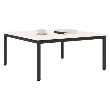 Couchtisch Weiß 100 x 100 x 45 cm Massives Kiefernholz
