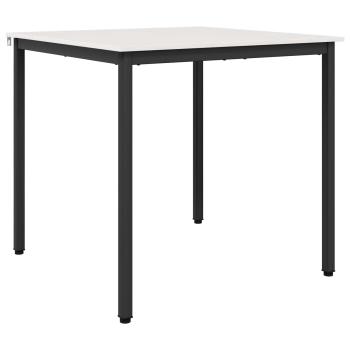 Esstisch Weiß 80 x 80 x 75 cm Massives Kiefernholz