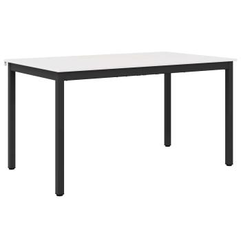 Esstisch Weiß 150 x 90 x 75 cm Massives Kiefernholz