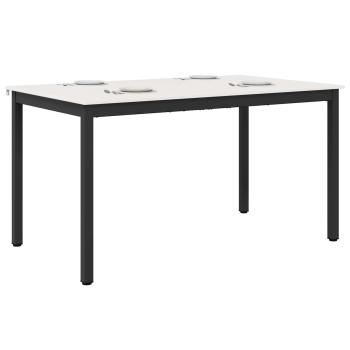 Esstisch Weiß 150 x 90 x 75 cm Massives Kiefernholz