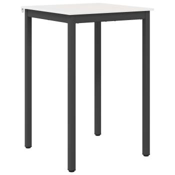 Bartisch Weiß 70 x 70 x 105 cm Massives Kiefernholz