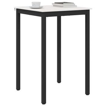 Bartisch Weiß 70 x 70 x 105 cm Massives Kiefernholz