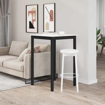Bartisch Weiß 70 x 70 x 105 cm Massives Kiefernholz