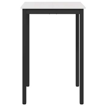 Bartisch Weiß 70 x 70 x 105 cm Massives Kiefernholz