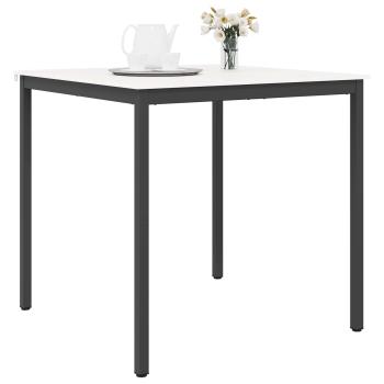 Bartisch Weiß 110 x 110 x 105 cm Massives Kiefernholz