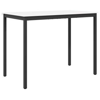 Bartisch Weiß 140 x 80 x 105 cm Massives Kiefernholz