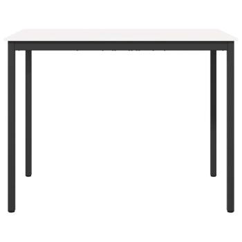 Bartisch Weiß 140 x 80 x 105 cm Massives Kiefernholz