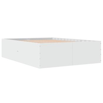 Bettgestell Weiß 120x190 cm Holzwerkstoff