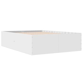 Bettgestell Weiß 120x200 cm Holzwerkstoff