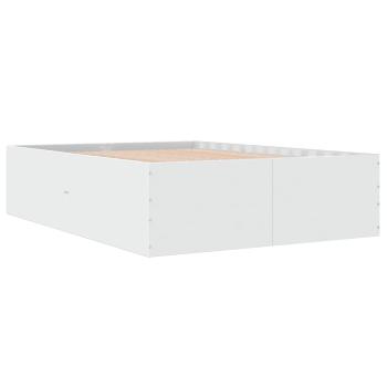 Bettgestell Weiß 120x200 cm Holzwerkstoff