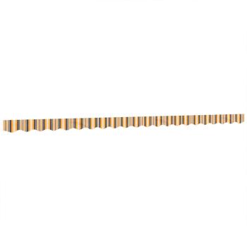 Markisenvolant Gelb und Grau Gestreift 500 cm