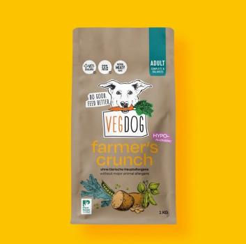 ARDEBO.de VEGDOG Farmers Crunch 1kg 