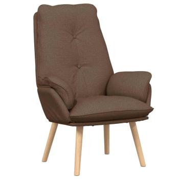 Sessel Braun 69 x 74 x 93 cm Polyester und Sperrholz