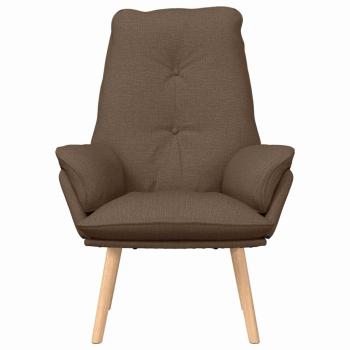 Sessel Braun 69 x 74 x 93 cm Polyester und Sperrholz