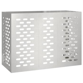 Klimaanlagenabdeckung Silber 110 x 50 x 80 cm Verzinkter Stahl