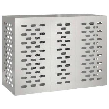 Klimaanlagenabdeckung Silber 110 x 50 x 80 cm Verzinkter Stahl