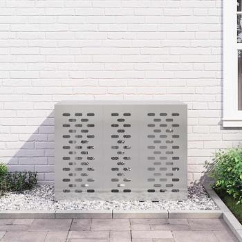 Klimaanlagenabdeckung Silber 110 x 50 x 80 cm Verzinkter Stahl