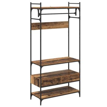 Kleiderschrank Altholz 89 x 39 x 184.5 cm Holzwerkstoff