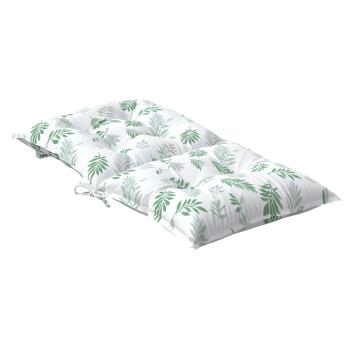 Outdoor-Kissen 2 stk. Stoff Feines Blattmuster 100 x 50 x 7 cm