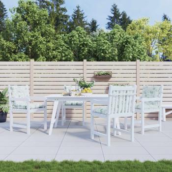 ARDEBO.de - Outdoor-Kissen 4 stk. Feines Blattmuster 100 x 50 x 7 cm
