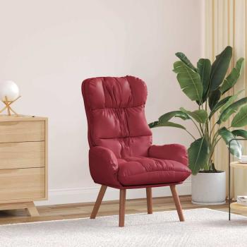 ARDEBO.de - Sessel Weinrot 69 x 74 x 93 cm Kunstleder
