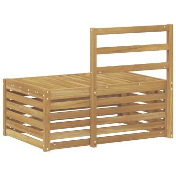 Outdoor-Sofagarnitur Weiß 91 x 63 x 73 cm Massivholz Akazie