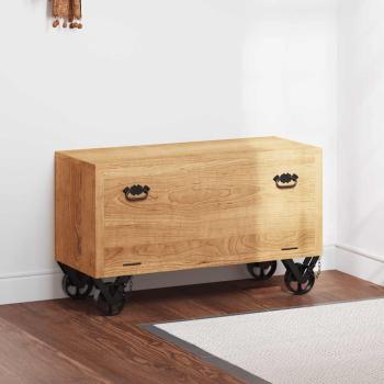 ARDEBO.de - Schuhschrank 86 x 35 x 55 cm Massivholz Mango