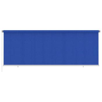 ARDEBO.de - Außenrollo 405 (B)x140 (H) cm Blau HDPE