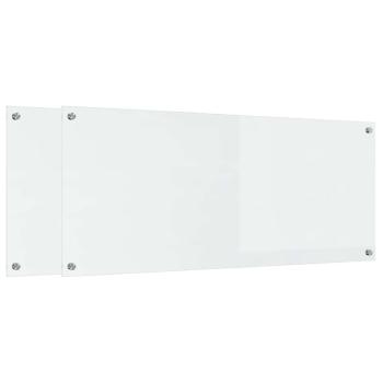 Küchenrückwand 2 stk. Transparent 120 x 50 cm Gehärtetes Glas