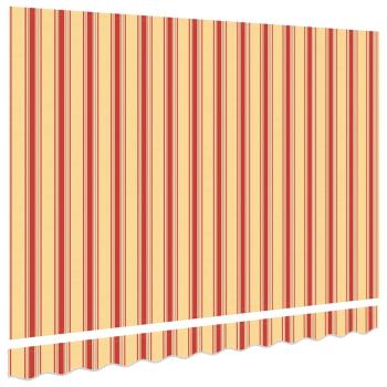 Ersatzbespannung für Markise 3,5x2 m Gelb & Orange Gestreift