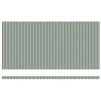 Ersatzbespannung für Markise 6x3,5 m Grün & Weiß gestreift