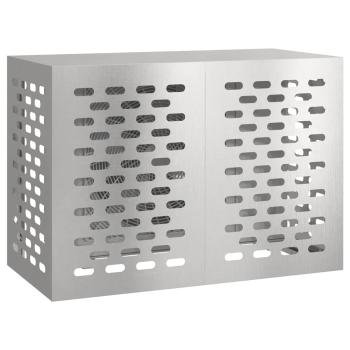 Klimaanlagenabdeckung Silber 100 x 50 x 70 cm Edelstahl
