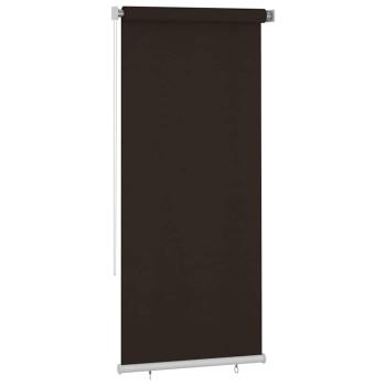 Außenrollo 105 (B) x 230 (H) cm Braun HDPE