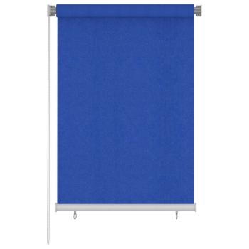 ARDEBO.de - Außenrollo 105 (B)x140 (H) cm Blau HDPE