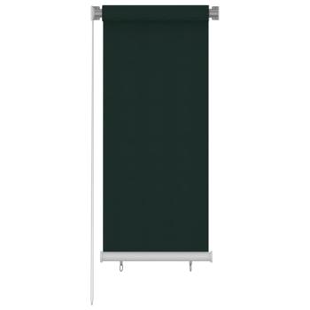 ARDEBO.de - Außenrollo 65 (B) x 140 (H) cm Dunkelgrün HDPE
