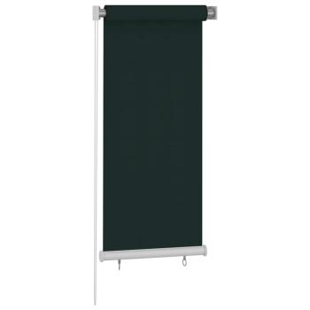 Außenrollo 65 (B) x 140 (H) cm Dunkelgrün HDPE