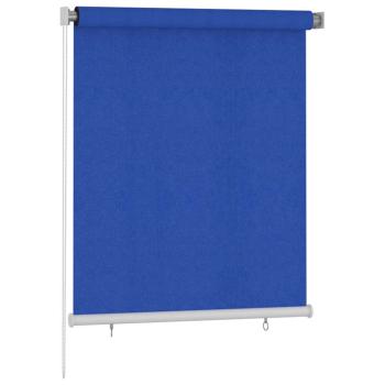 Außenrollo 125 (B)x140 (H) cm Blau HDPE
