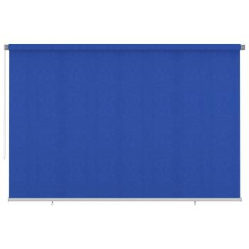 ARDEBO.de - Außenrollo 355 (B) x 230 (H) cm Blau HDPE