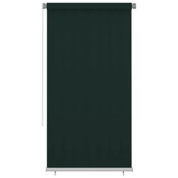 ARDEBO.de - Außenrollo 125 (B)x230 (H) cm Dunkelgrün HDPE