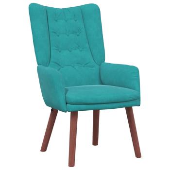 Sessel Türkis 63 x 67 x 94 cm Samt