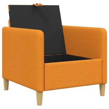 Sofa mit Stauraum Dunkelgelb 72 x 78 x 87 cm Polyester