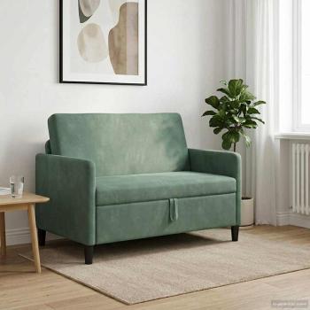 ARDEBO.de - Sofa mit Stauraum Meergrün 122 x 78 x 87 cm Polyester
