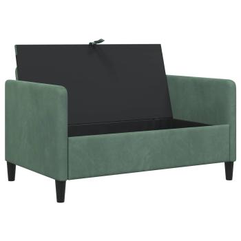 Sofa mit Stauraum Meergrün 122 x 78 x 87 cm Polyester